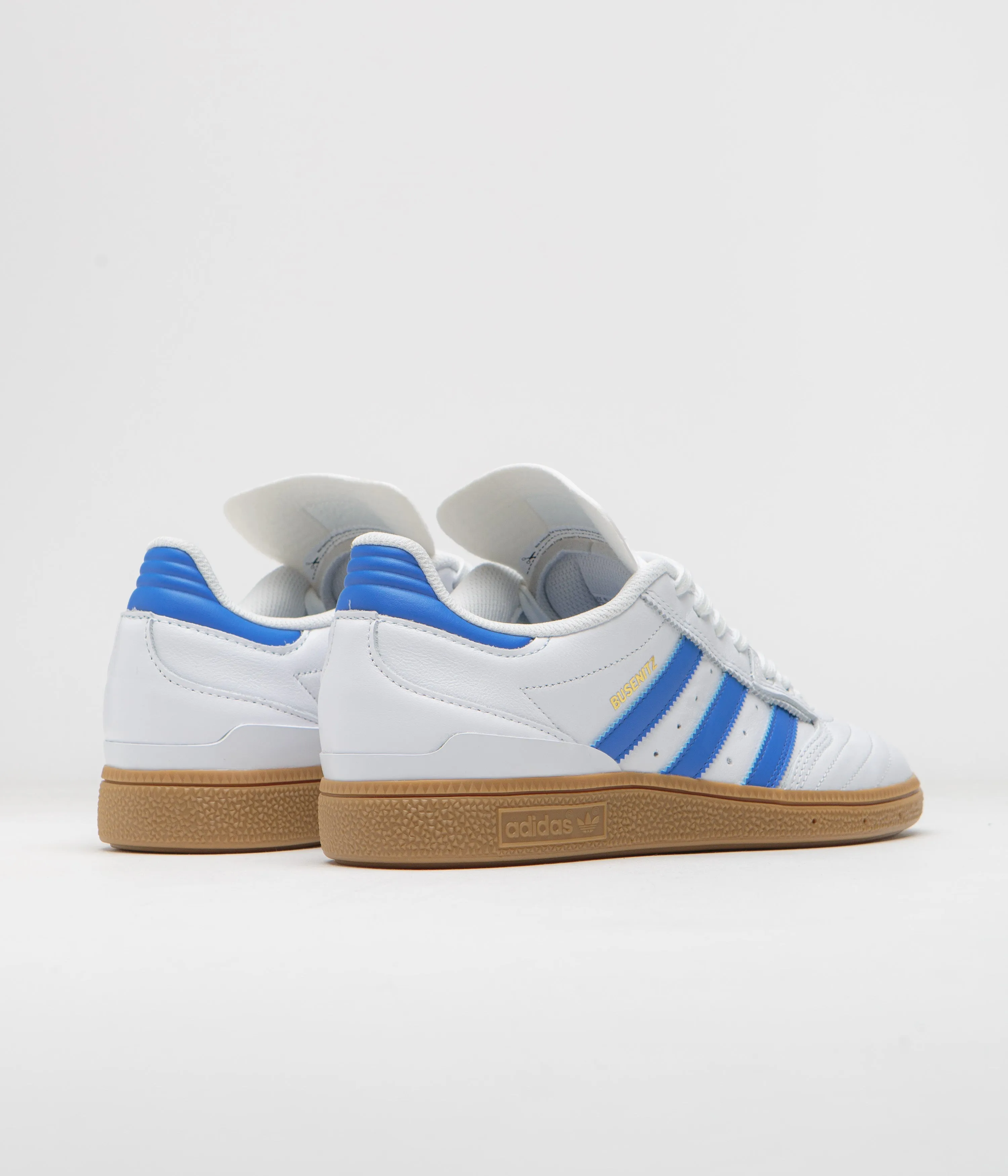 Adidas Busenitz Shoes - FTWR White / Bluebird / Gold Metallic