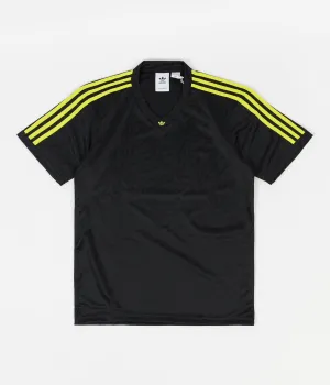 Adidas Jacquard Jersey - Black / Acid Yellow