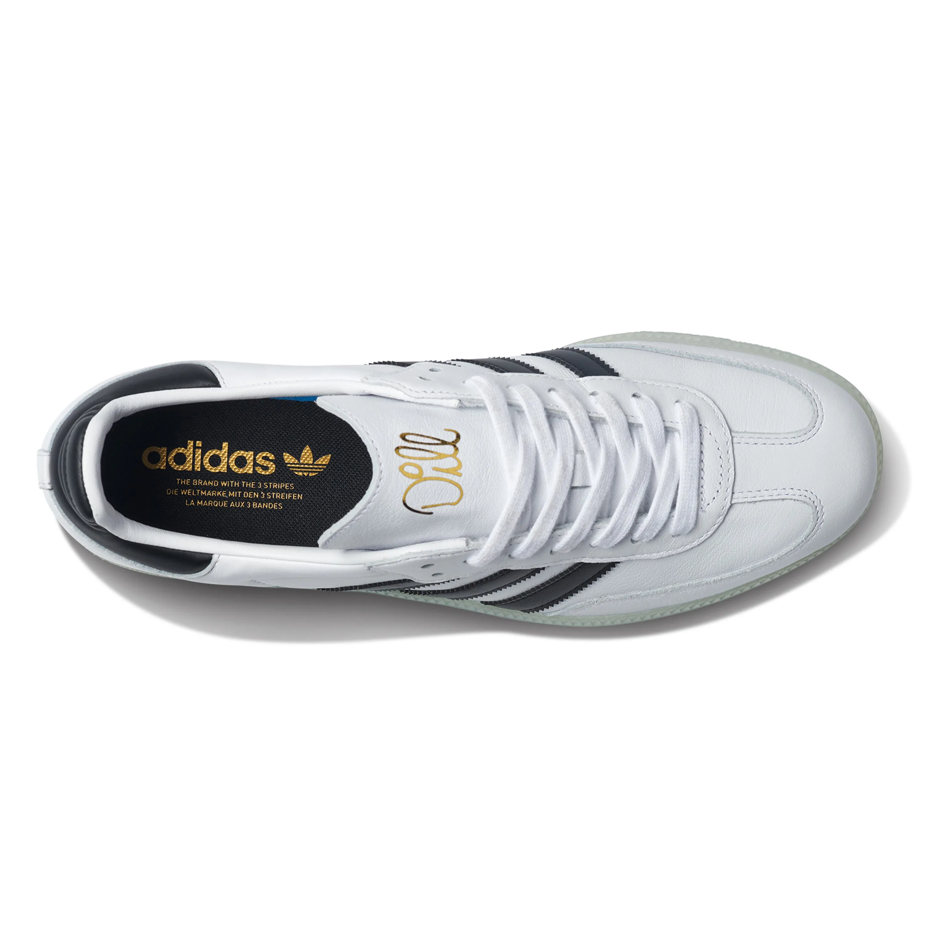 ADIDAS JASON DILL SAMBA WHITE / CORE BLACK / GOLD METALLIC