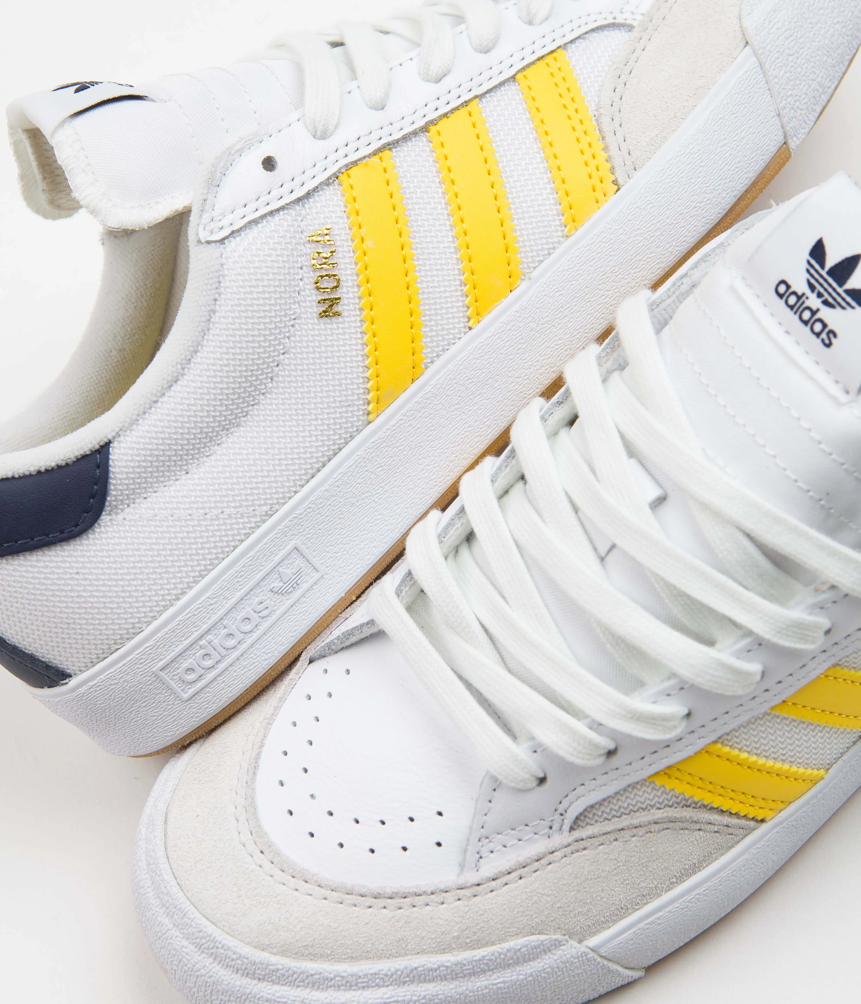 Adidas Nora Shoes - FTWR White / Bold Gold / Collegiate Navy