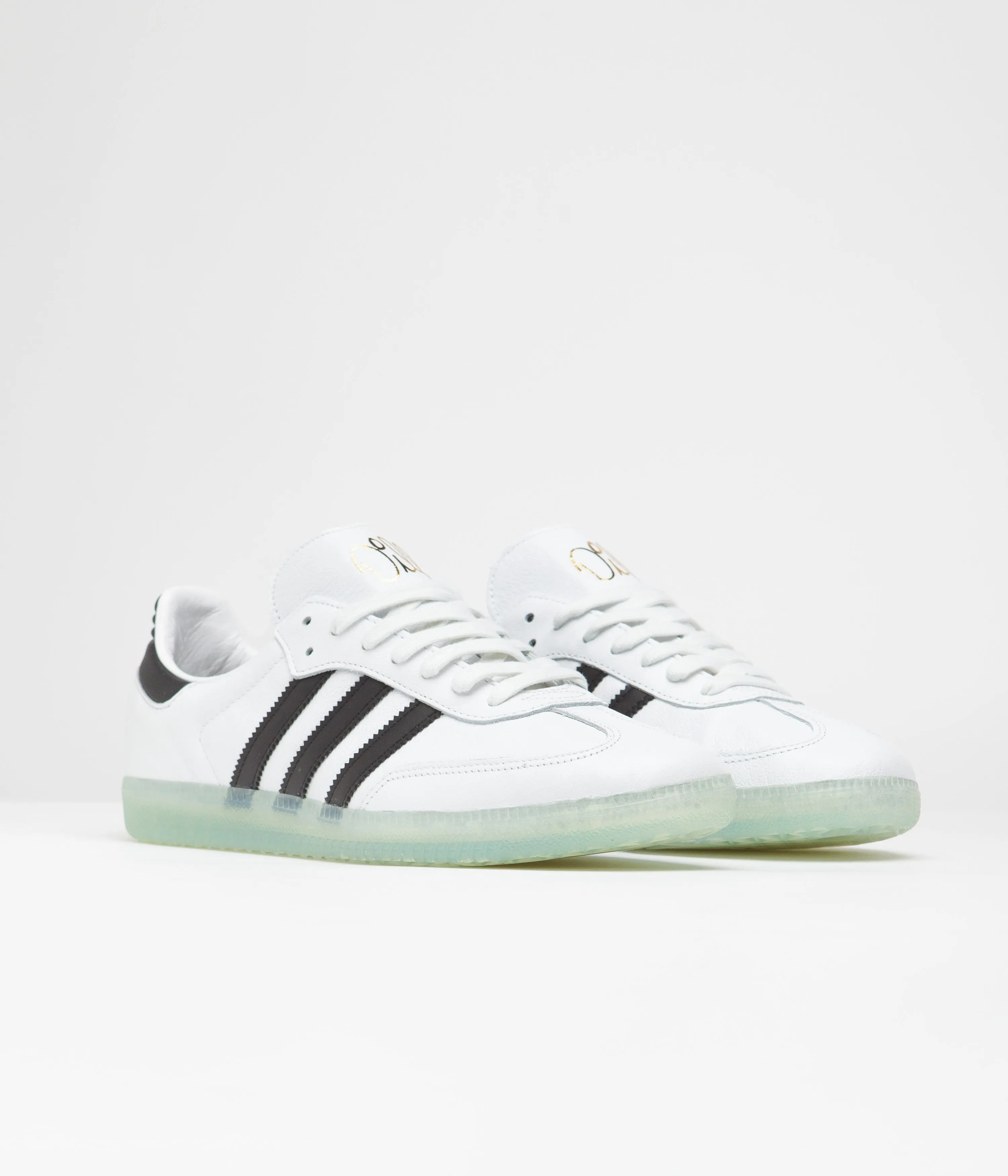 Adidas x Dill Samba Shoes - FTWR White / Core Black / Gold Metallic