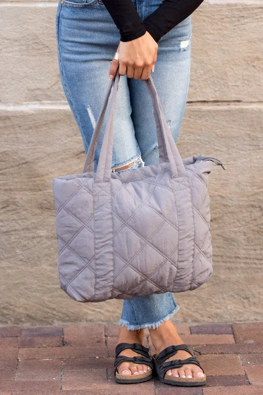 Aili's Corner Quilted Tote