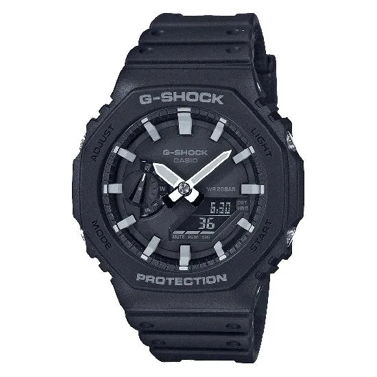 CASIO G-Shock Black 200M Water Resistant Shock Resistant #GA-2100-1AER