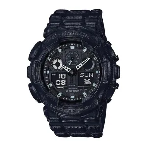 Casio G-Shock Special Color Standard Analog-Digital Black Resin Band Watch GA100BT-1A GA-100BT-1A