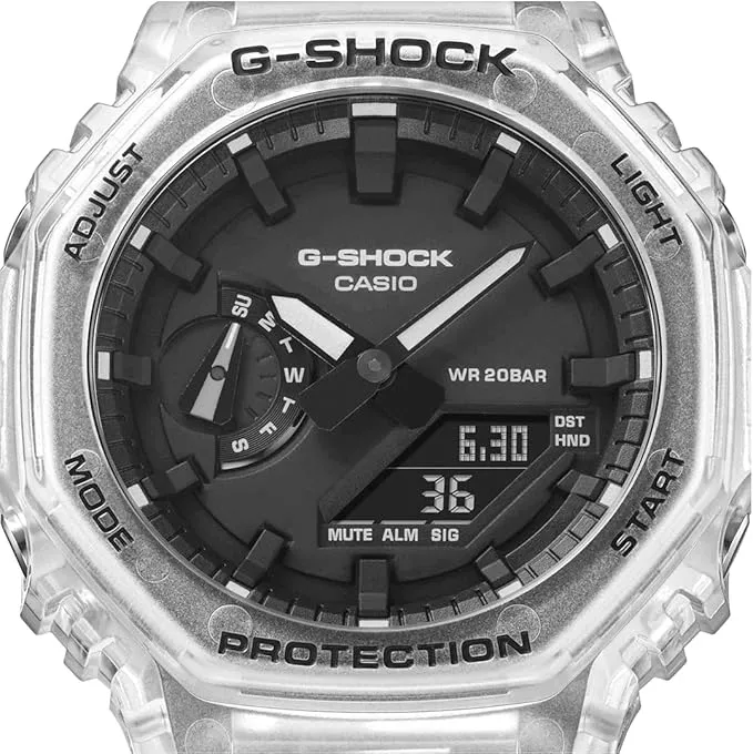 Casio GA-2100SKE-7AER G-Shock 200M Water Resistant Shock Resistant Watch