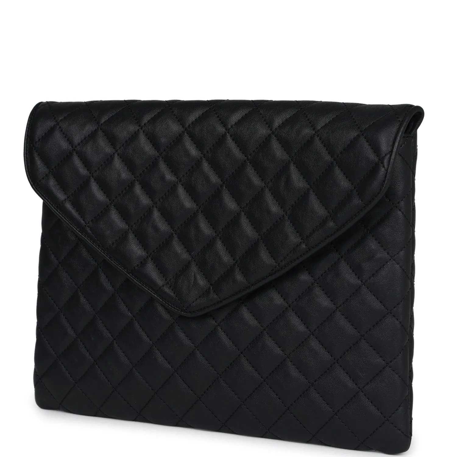 Chanel Black Flats with Clutch 37 EU