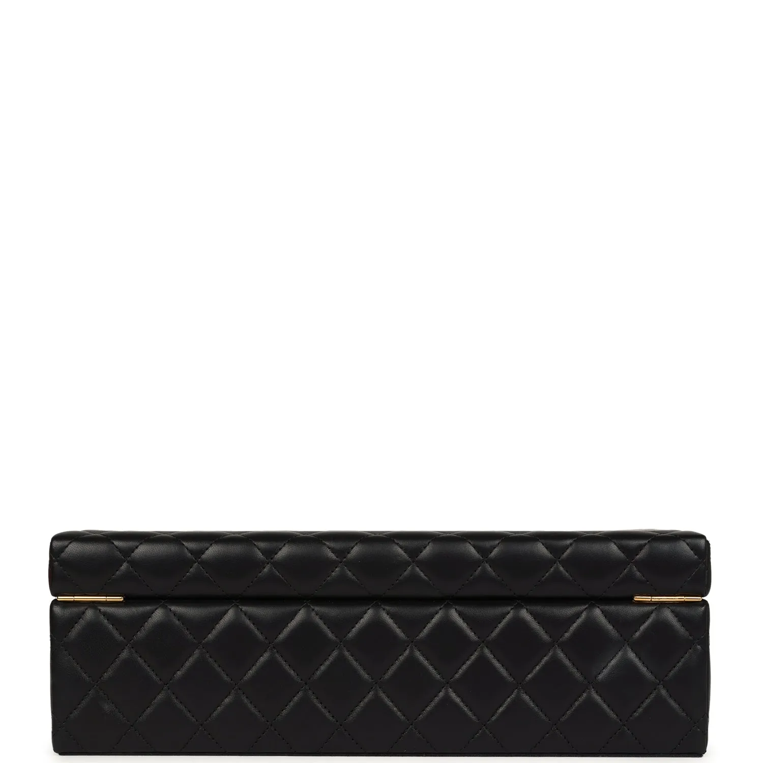 Chanel CC Jewelry Box Black Lambskin Gold Hardware