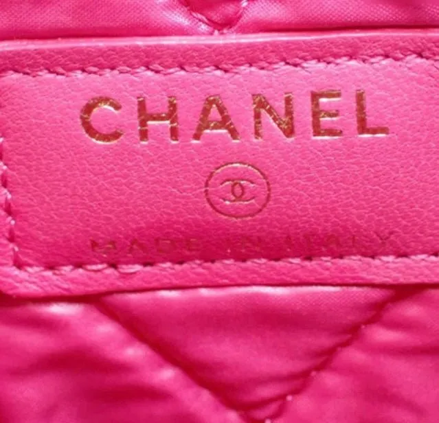 CHANEL Matelasse O Clutch Bag in Bright Pink