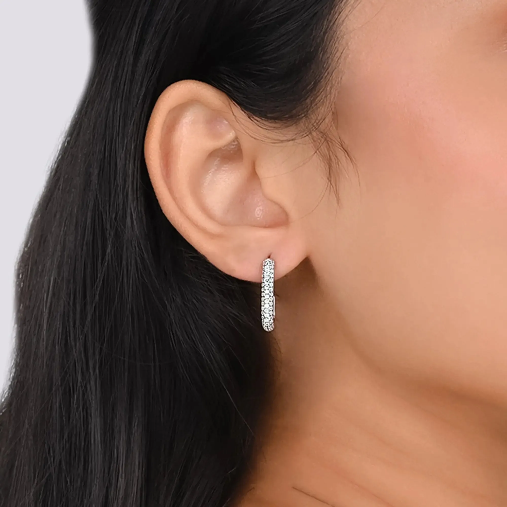 Crystal Rectangular Radiance Earrings