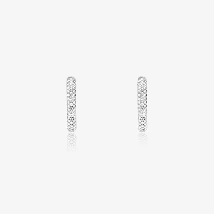 Crystal Rectangular Radiance Earrings