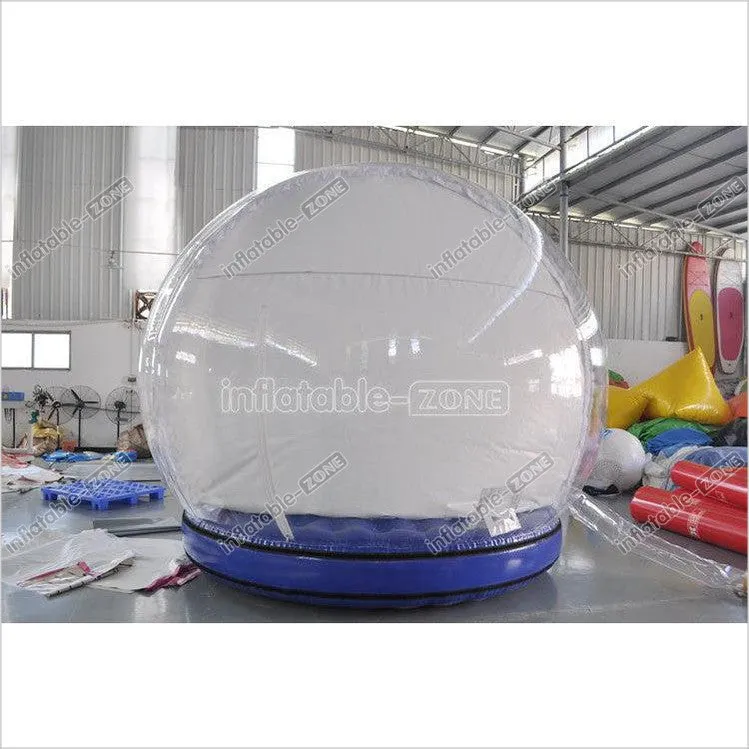 Custom-Size Giant Inflatable Snow Globe Inflatable Christmas Snow Globe Photo Booth