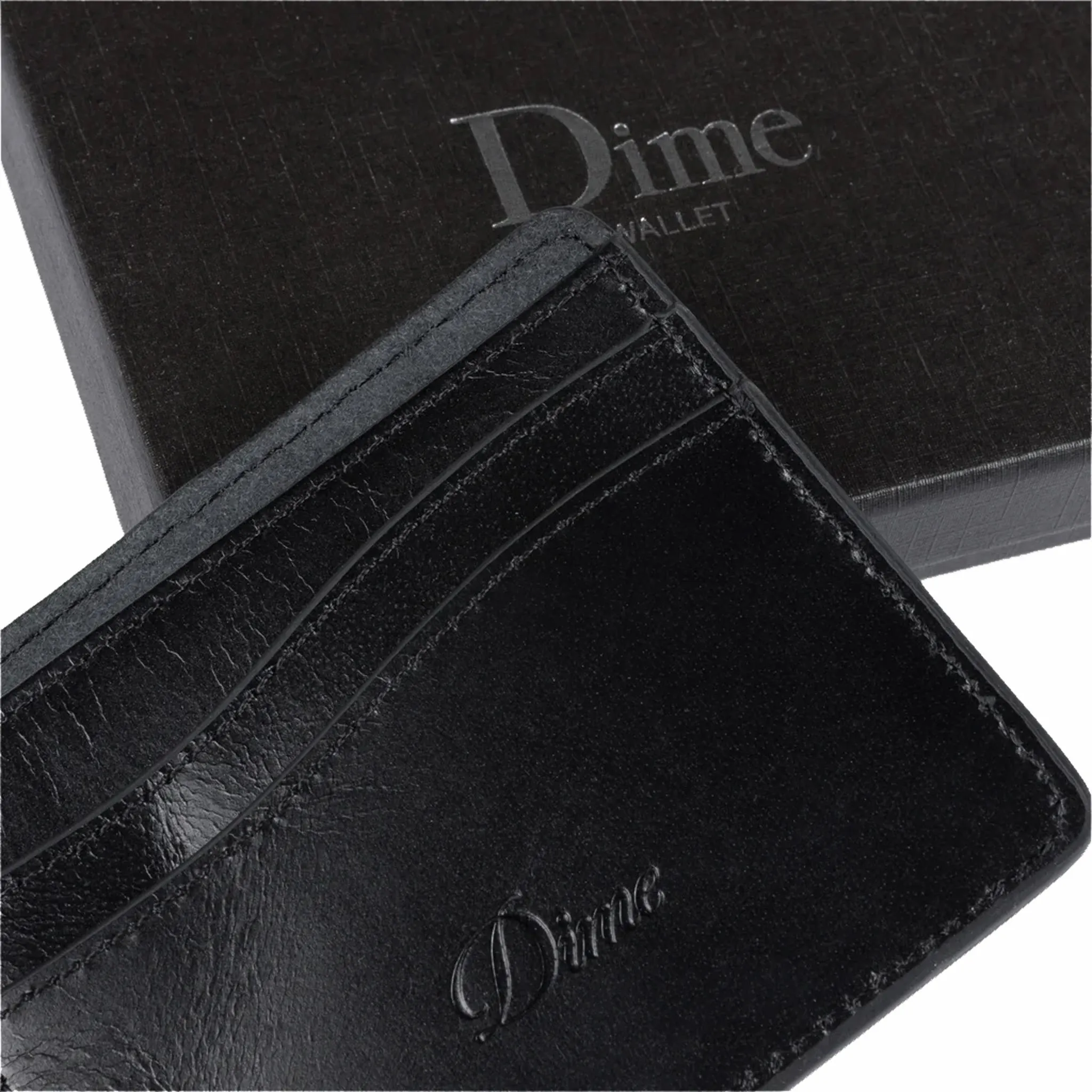 Dime Classic Quilted Wallet (Black)