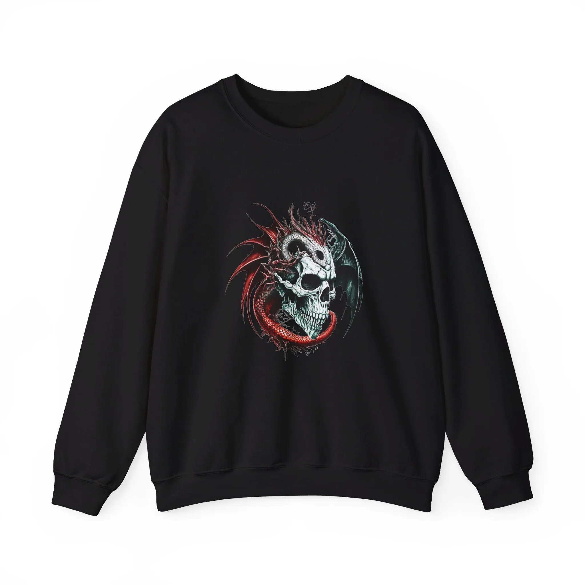 Dragon Skull Unisex Heavy Blend™ Crewneck Sweatshirt