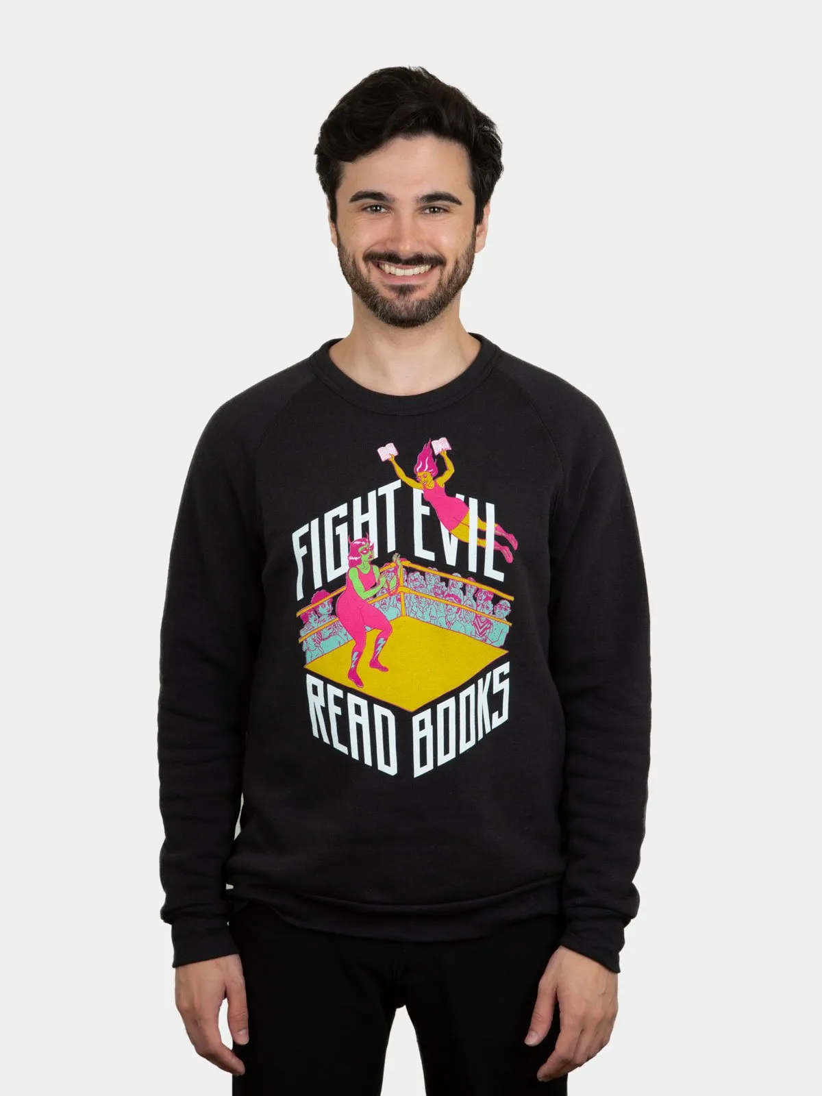 Fight Evil, Read Books 2019 unisex sweatshirt