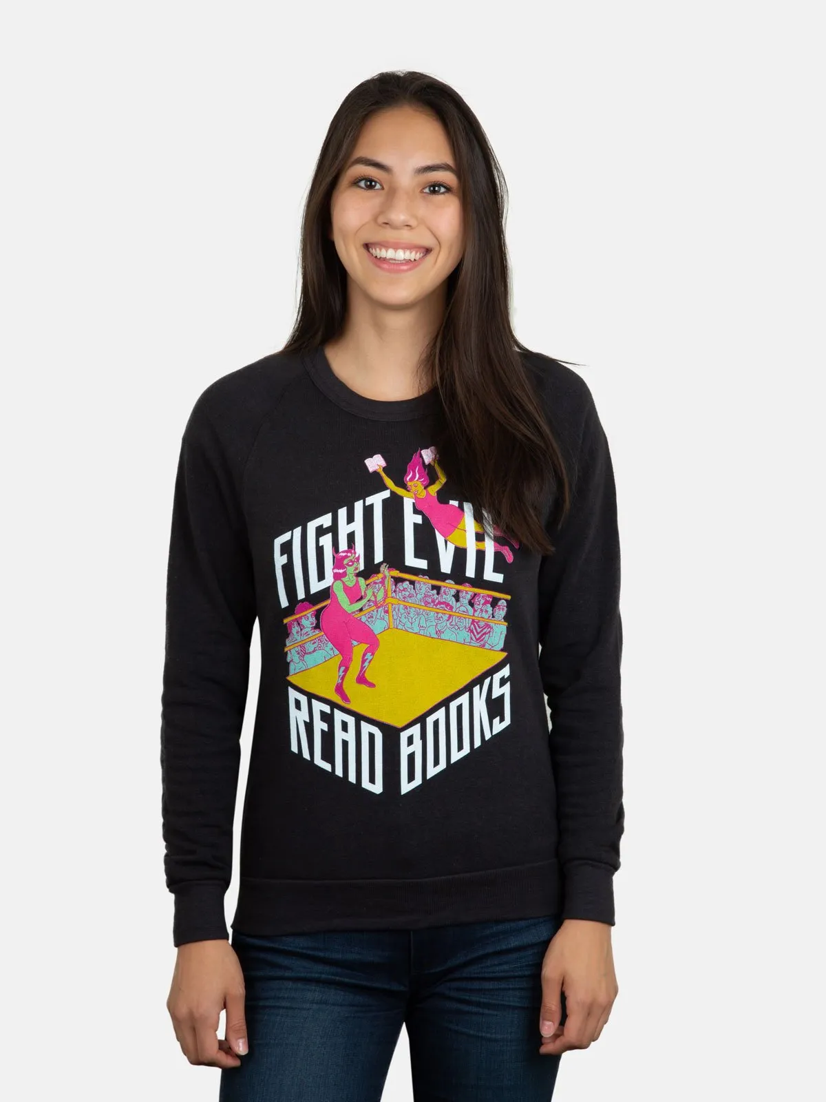 Fight Evil, Read Books 2019 unisex sweatshirt