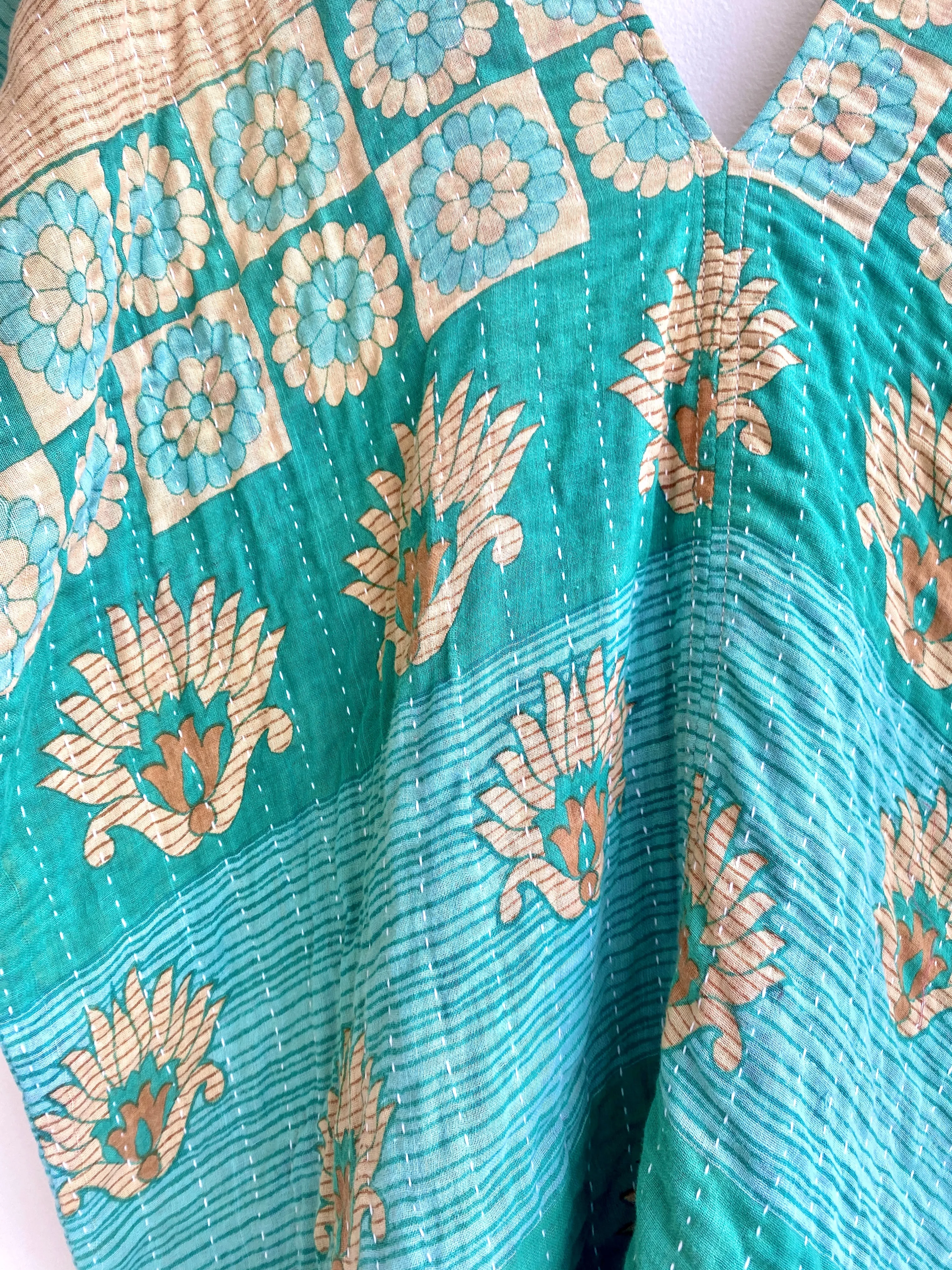 Kantha Quilt Reversible Caftan