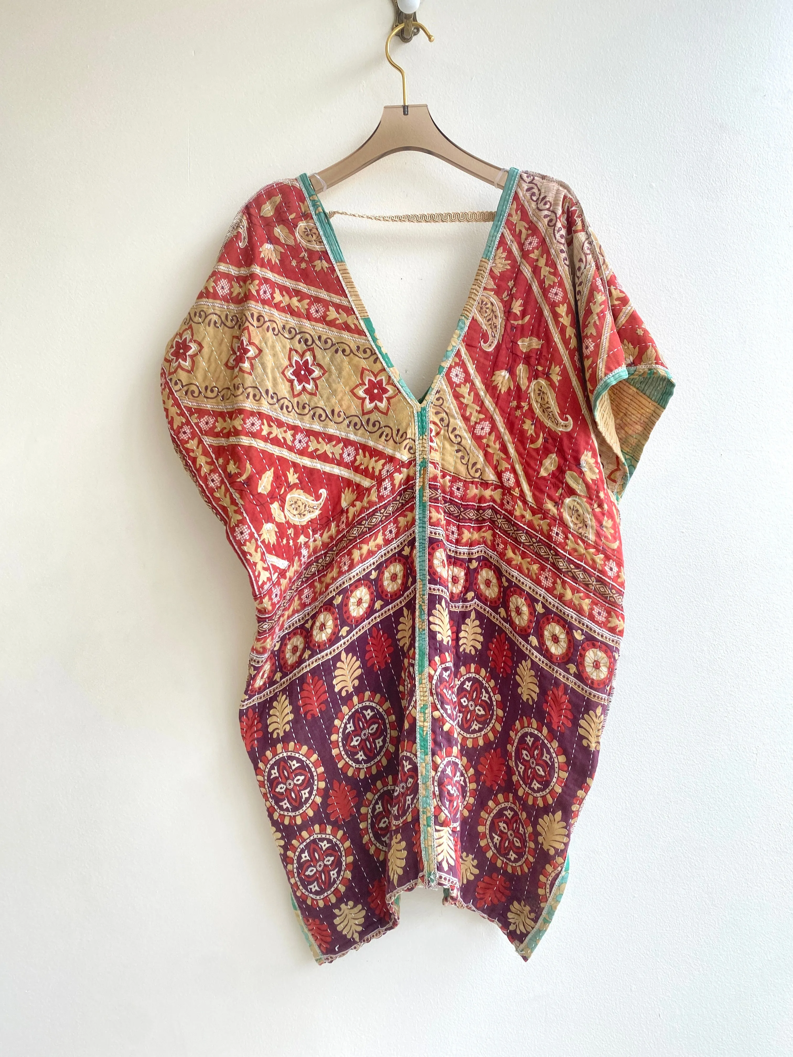 Kantha Quilt Reversible Caftan