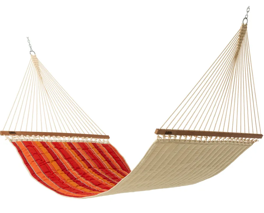 Large Quilted Fabric Hammock - Sunbrella Expanded Tamale