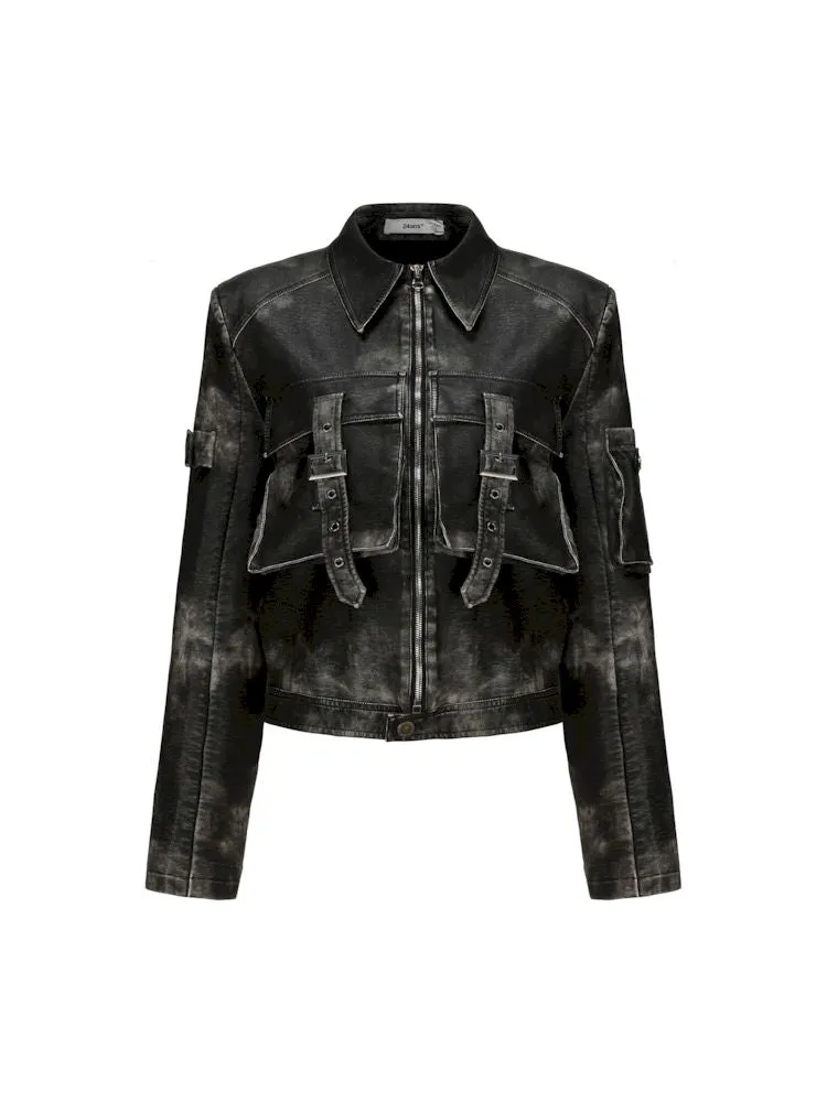 Leather Jacket Coat Women Cotton Version【s0000006784】