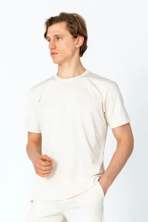 Lightweight Cotton T-shirt - Beige