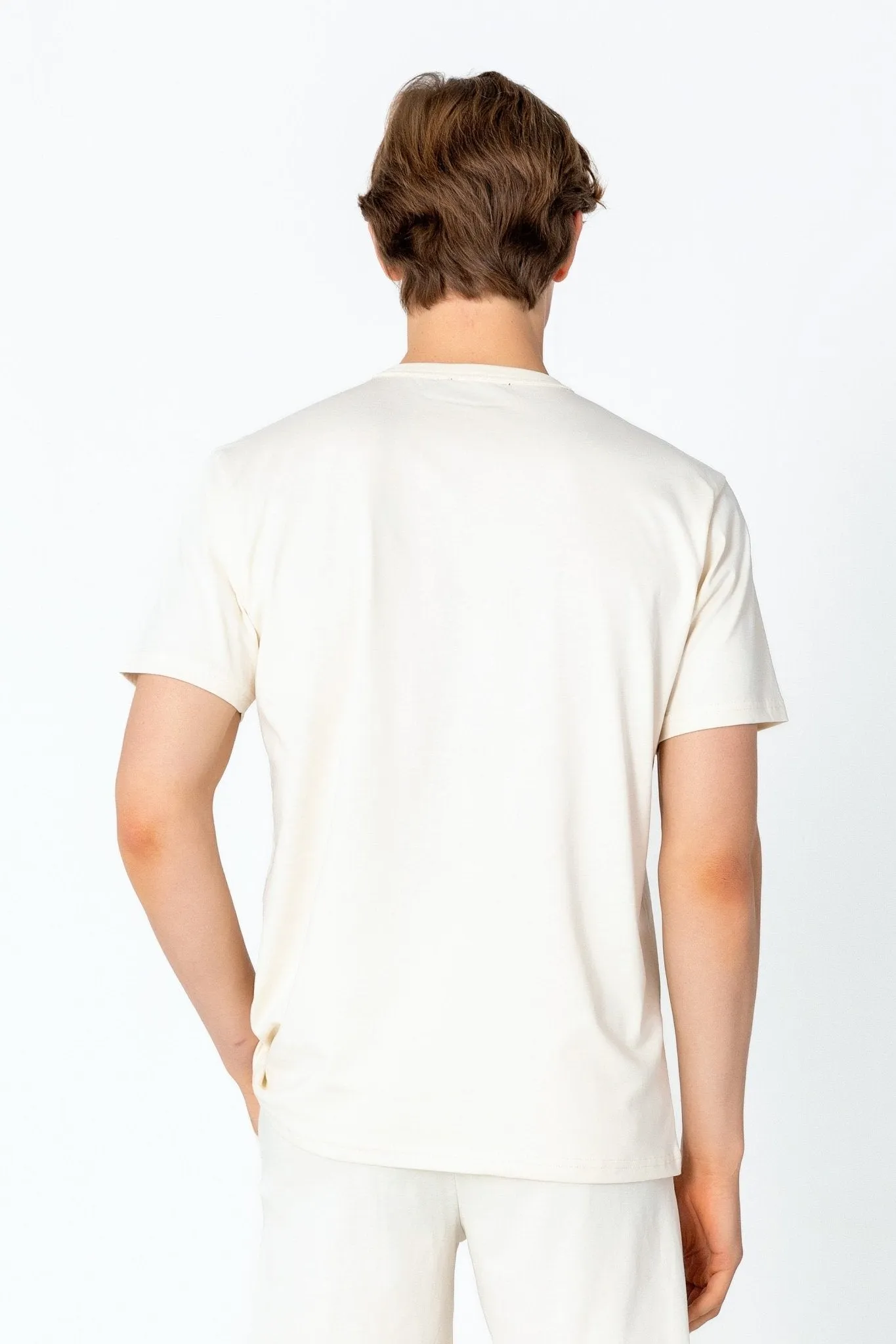 Lightweight Cotton T-shirt - Beige