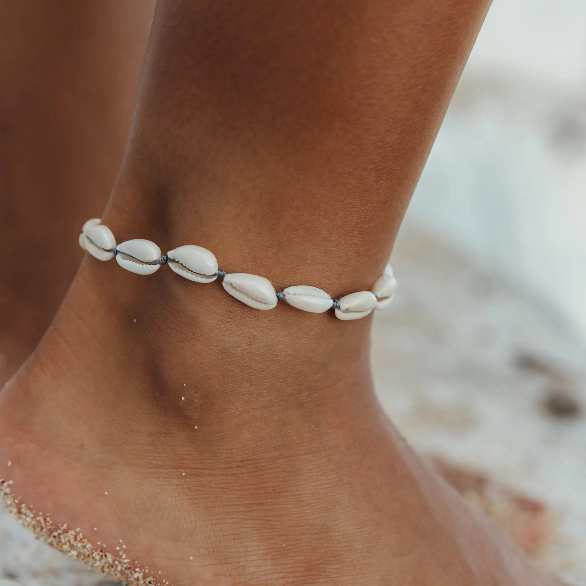 Livadi Cowrie Shell Anklet