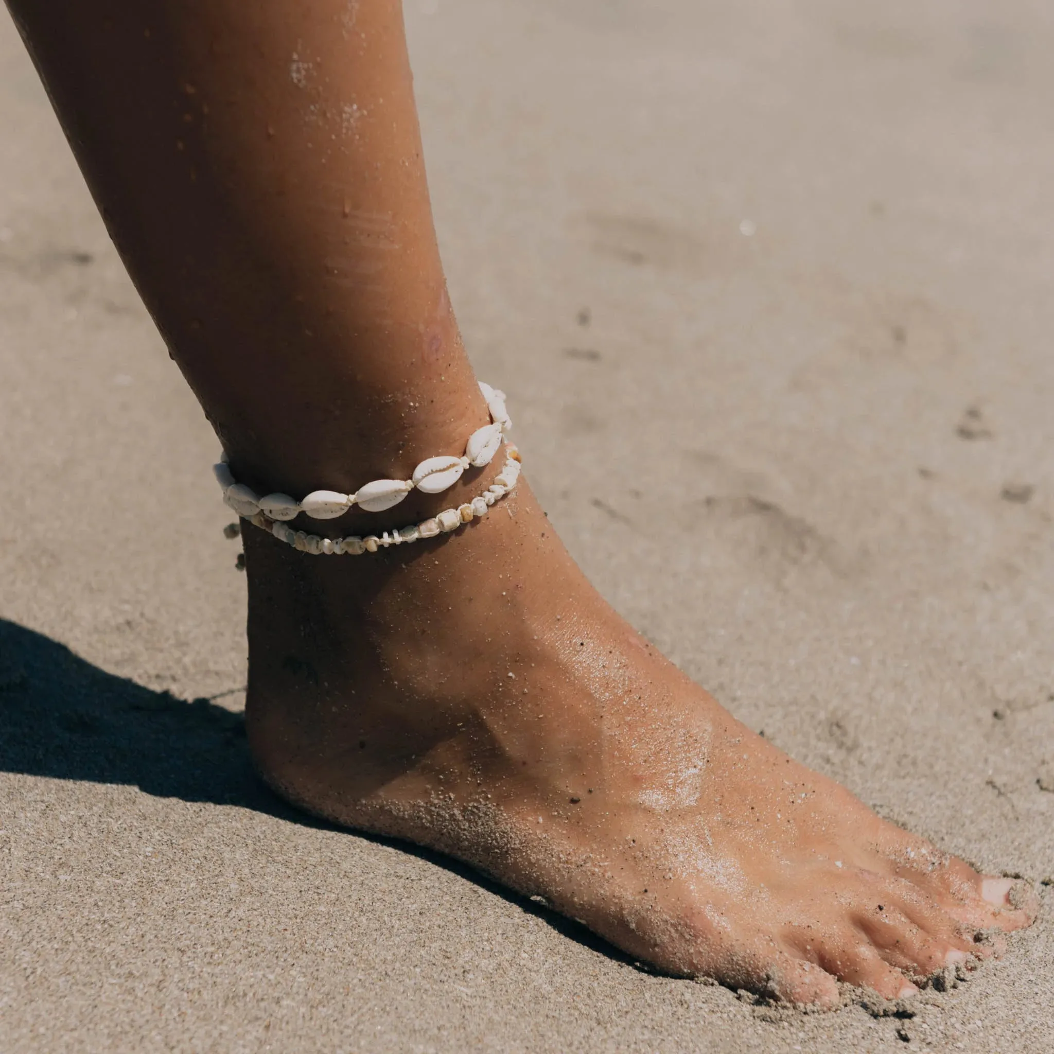 Livadi Cowrie Shell Anklet