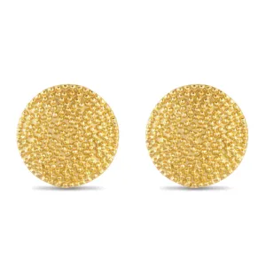 Merry Disc Stud Earrings