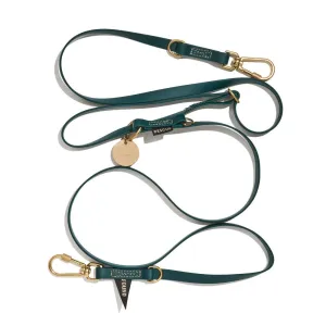 New! Water Resistant Adjustable 7ft Leash, Hunter Green | Found My Animal