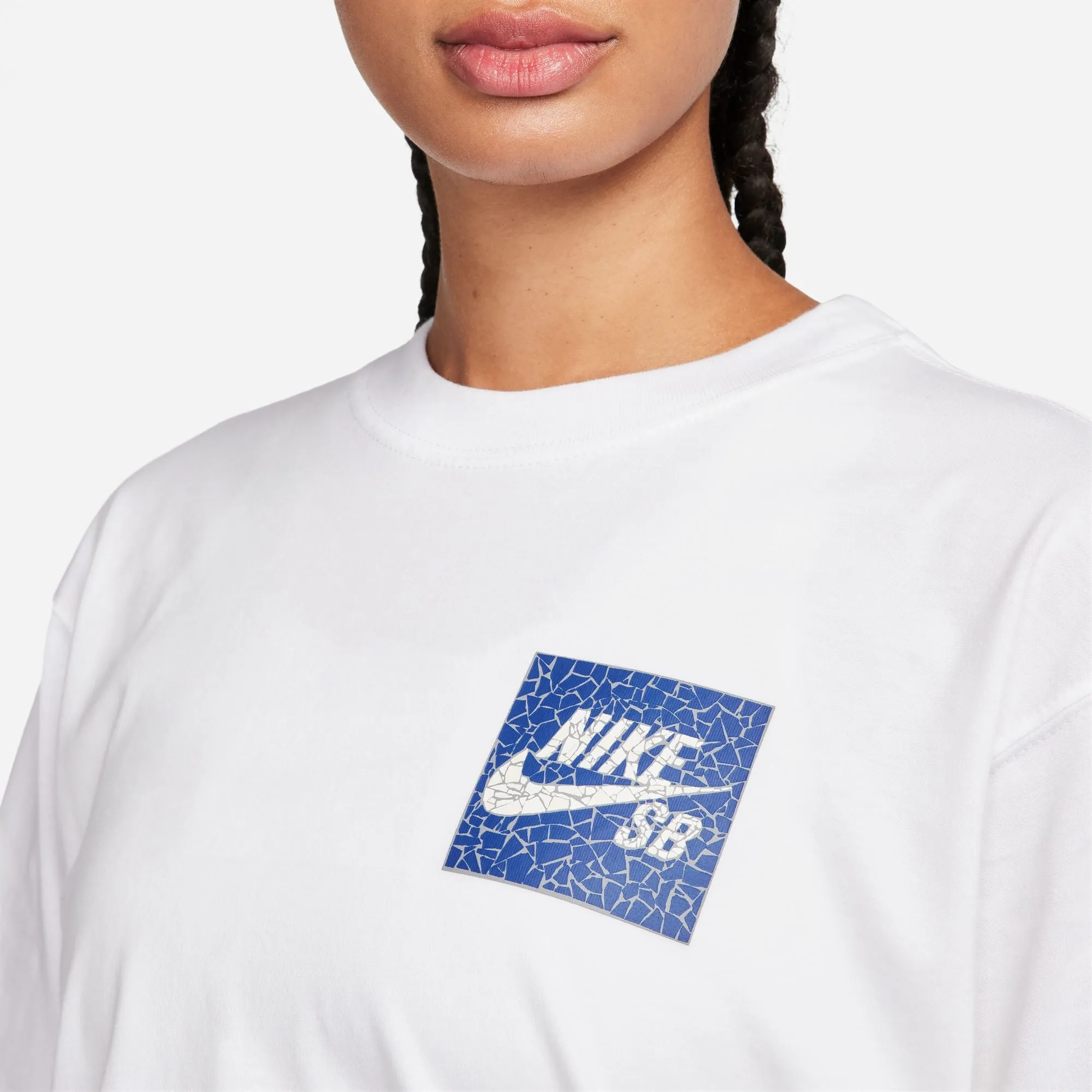 Nike SB  Mosaic Skate T-Shirt (White)