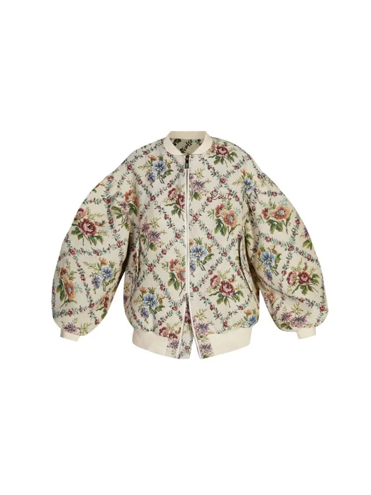 Oil Painting Jacquard Cotton Jacket【s0000005523】