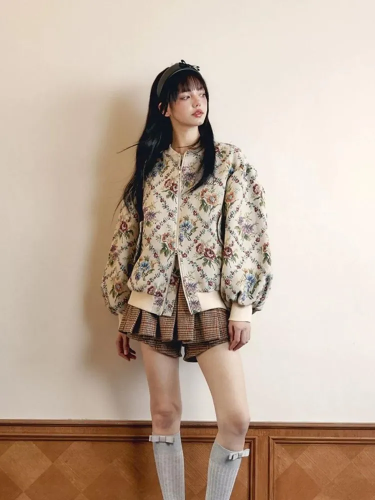 Oil Painting Jacquard Cotton Jacket【s0000005523】