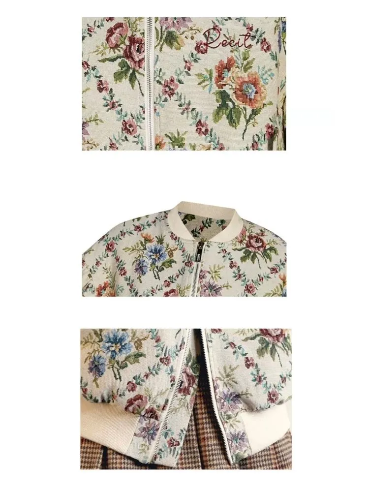 Oil Painting Jacquard Cotton Jacket【s0000005523】