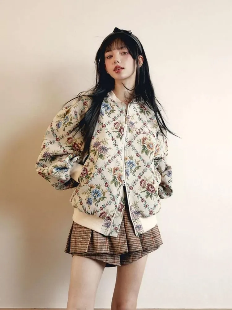 Oil Painting Jacquard Cotton Jacket【s0000005523】