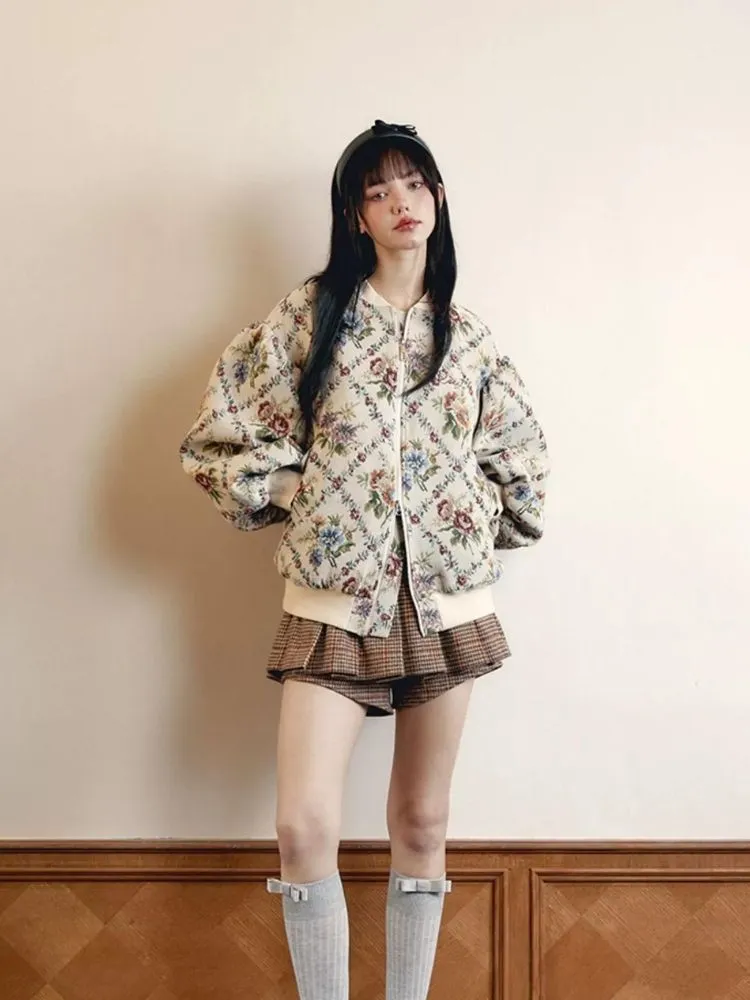 Oil Painting Jacquard Cotton Jacket【s0000005523】