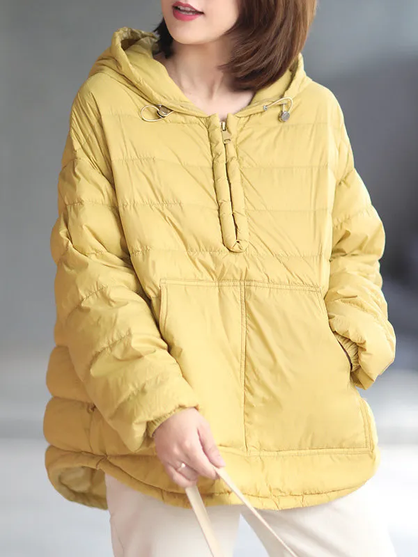 Original Solid Hooded Duck Down Coat