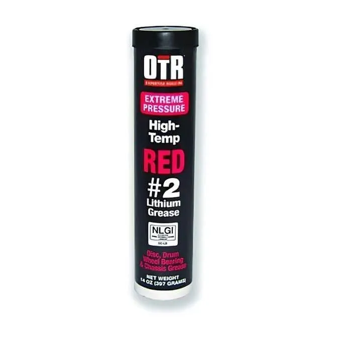 OTR Hi-Temp Red NLGI 2 Lithium Grease 14 oz 10 PACK | PTGRBRG214OZ