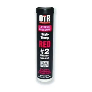 OTR Hi-Temp Red NLGI 2 Lithium Grease 14 oz 10 PACK | PTGRBRG214OZ