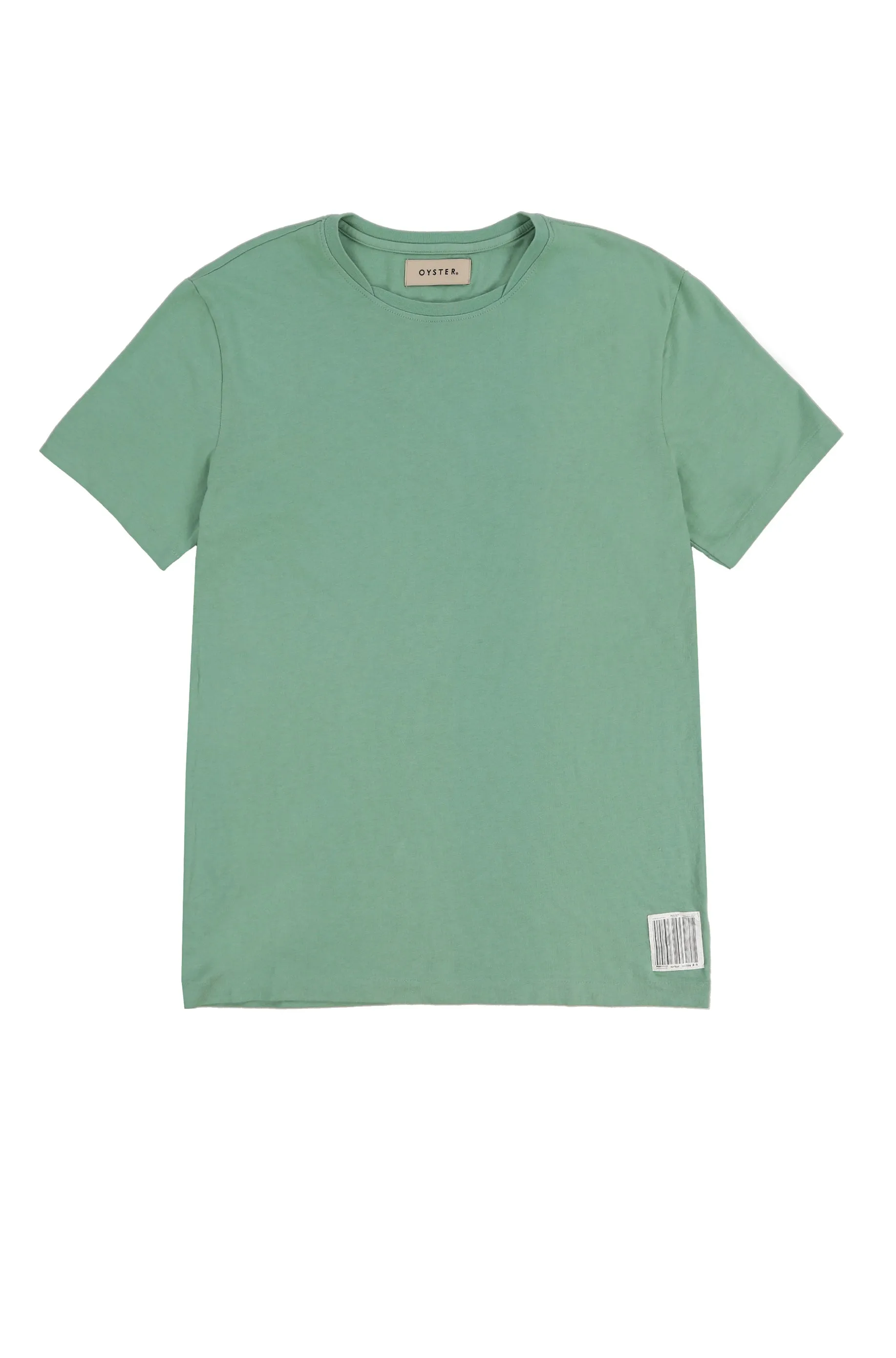 OYSTER NECK LAYERING TEE (GREEN)