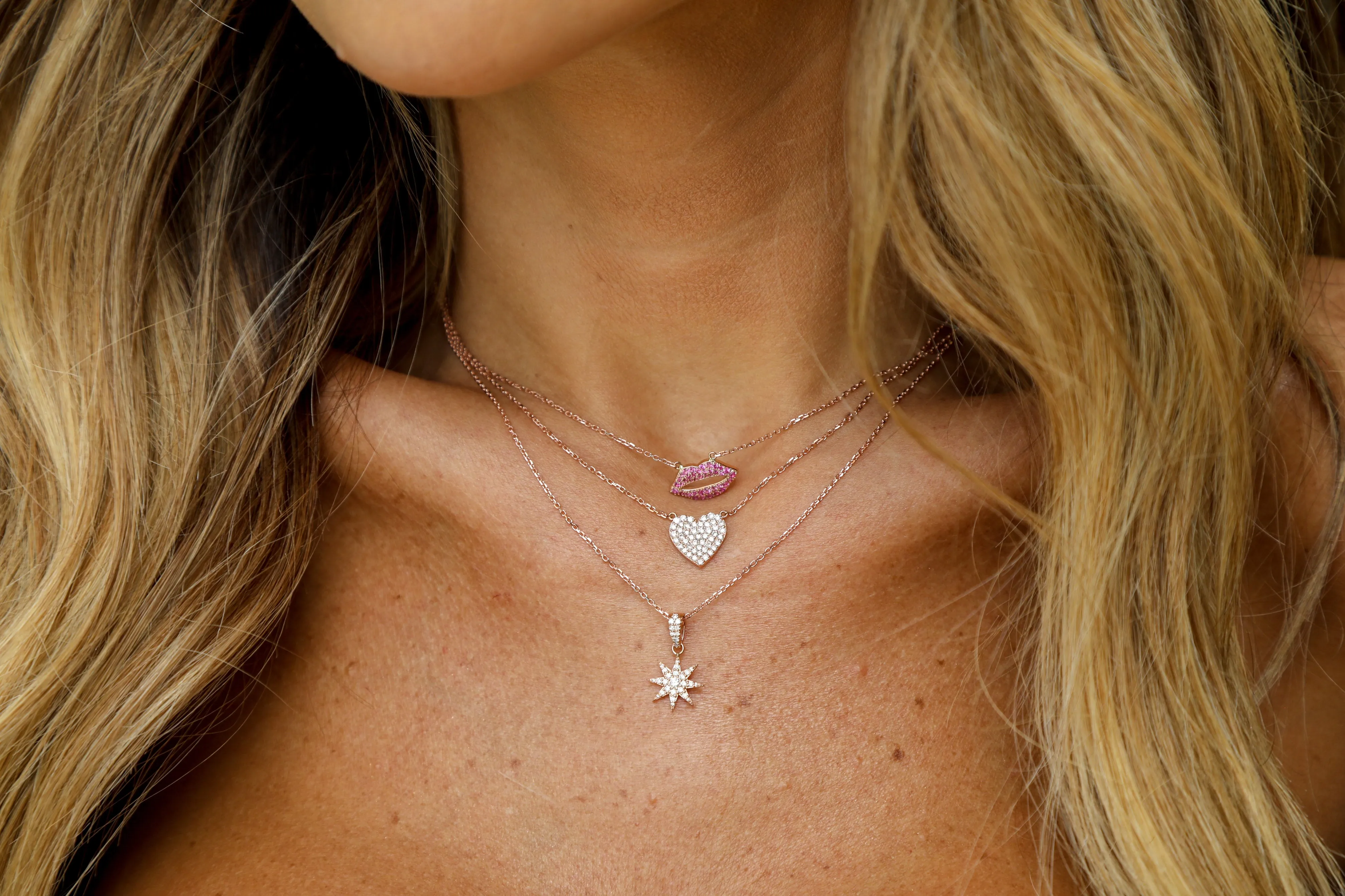 Pave Star Pendant