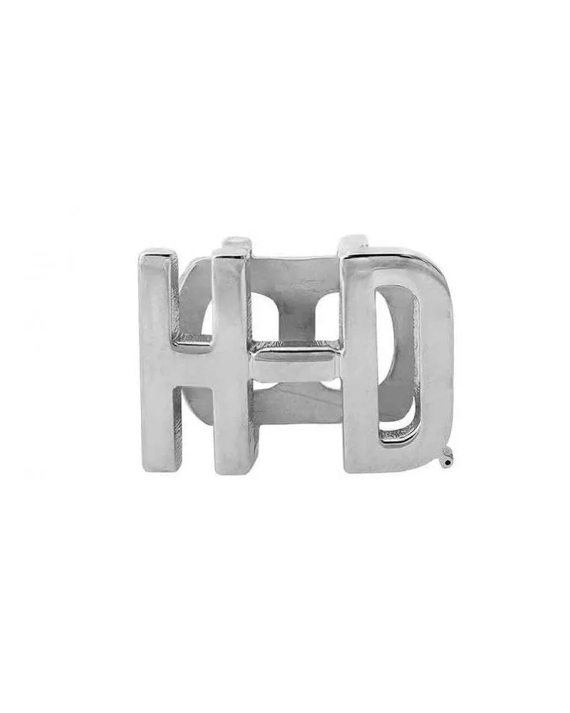 SILVER H-D RALLY PLATE