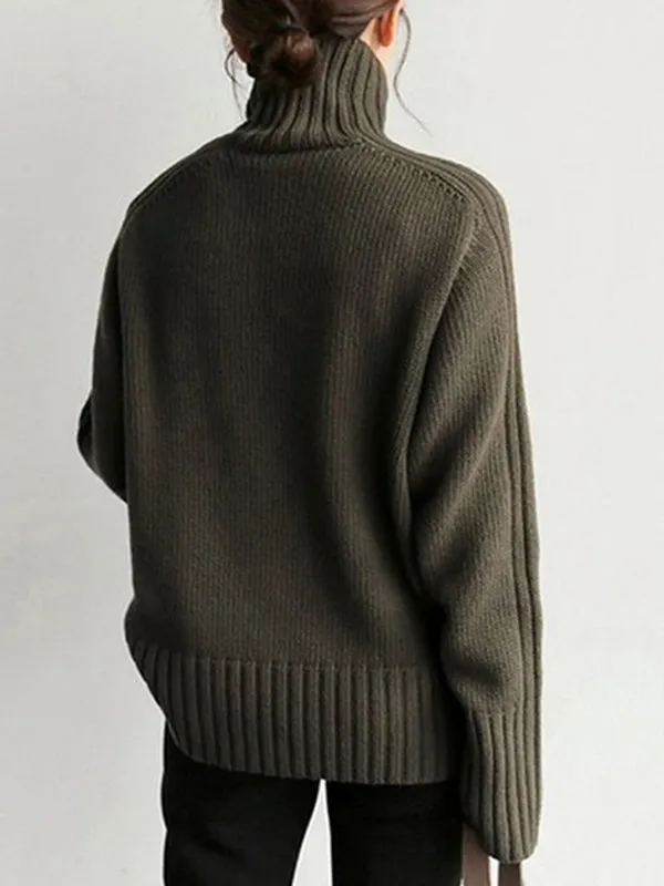 Simple Turtleneck Sweater