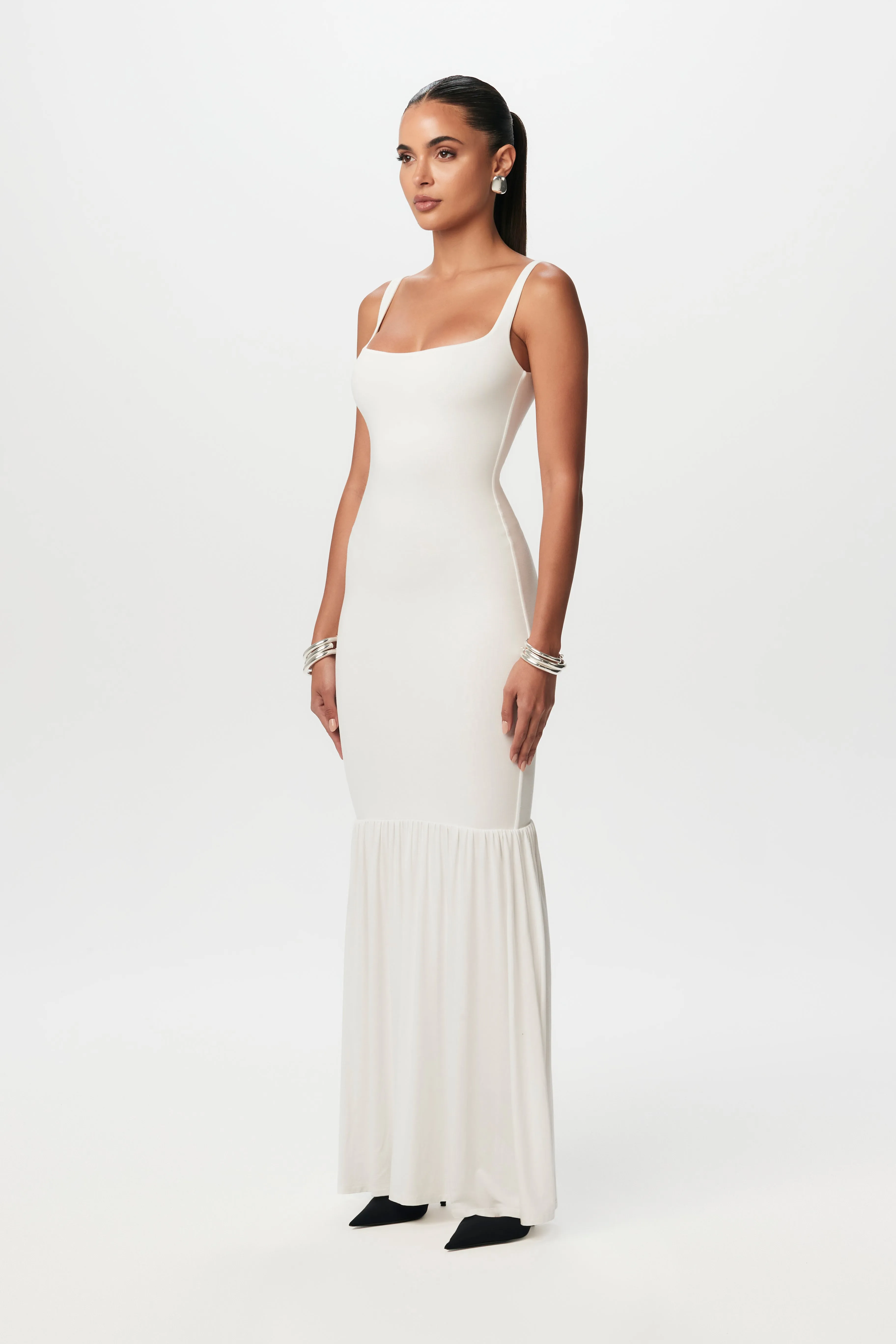 Smooth Tank Trumpet Maxi Dress