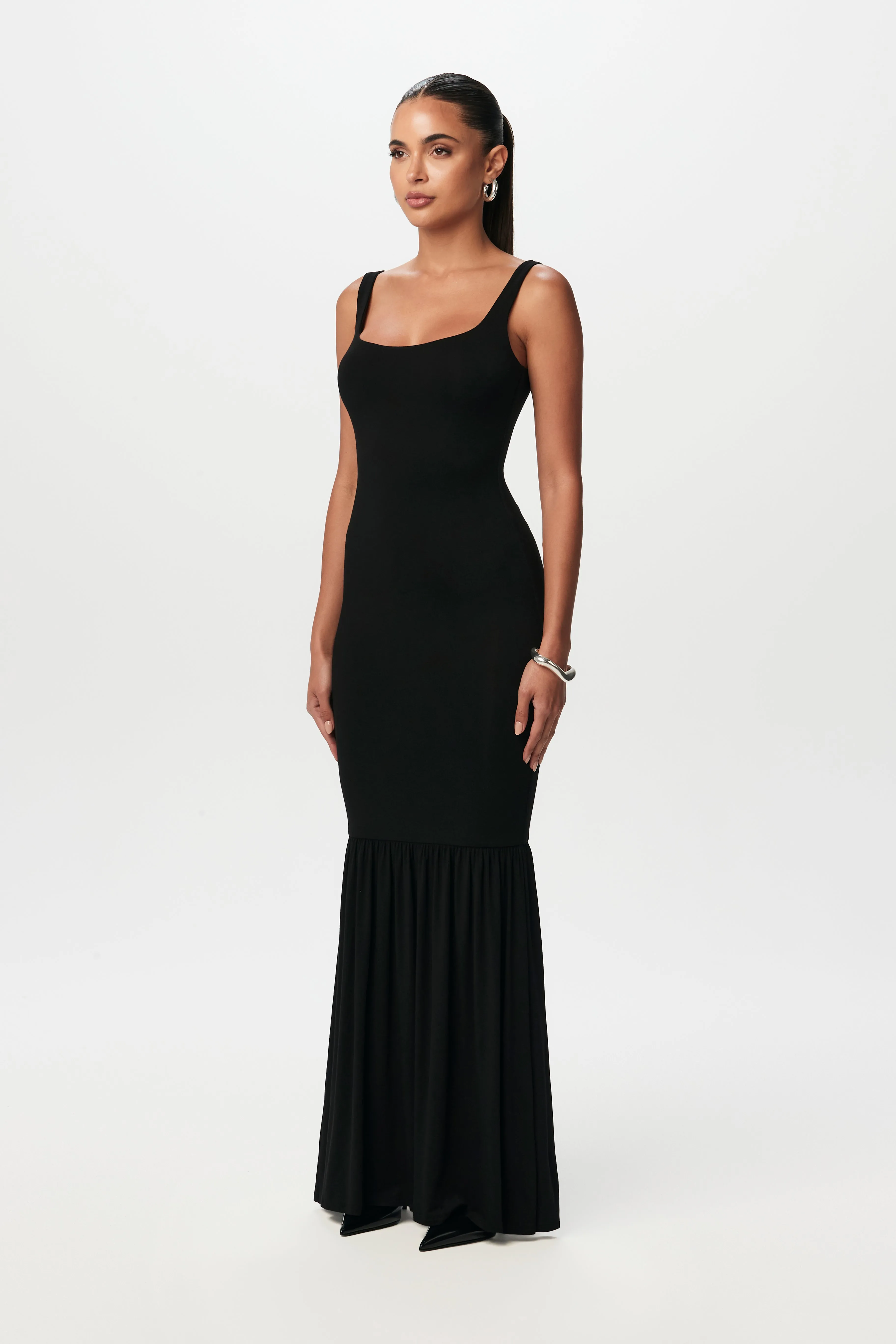 Smooth Tank Trumpet Maxi Dress