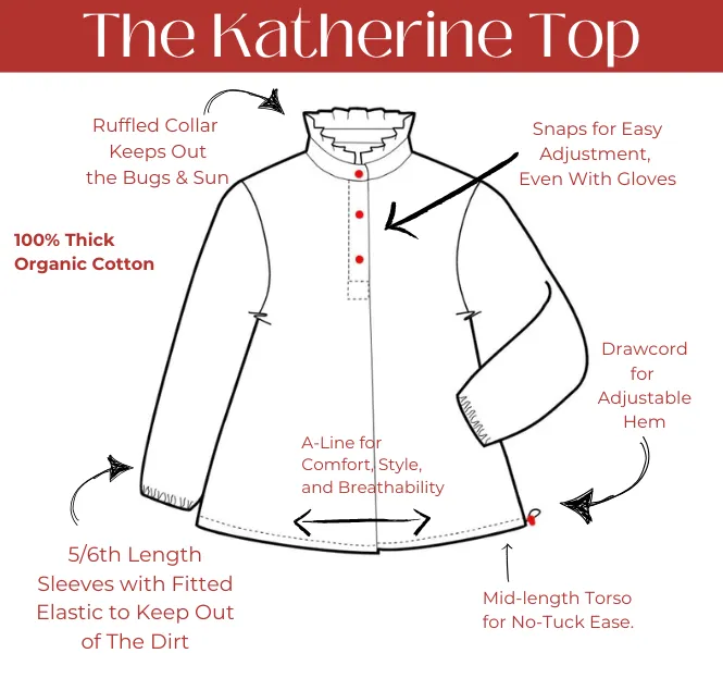 The Katherine Top - Tomato Red Argyle (Pre-Order Today)