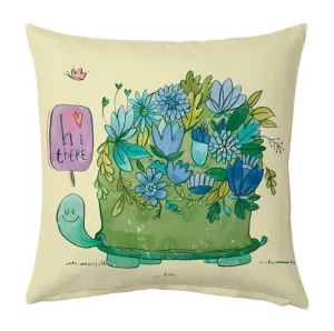 Turtle flower Cushion cover