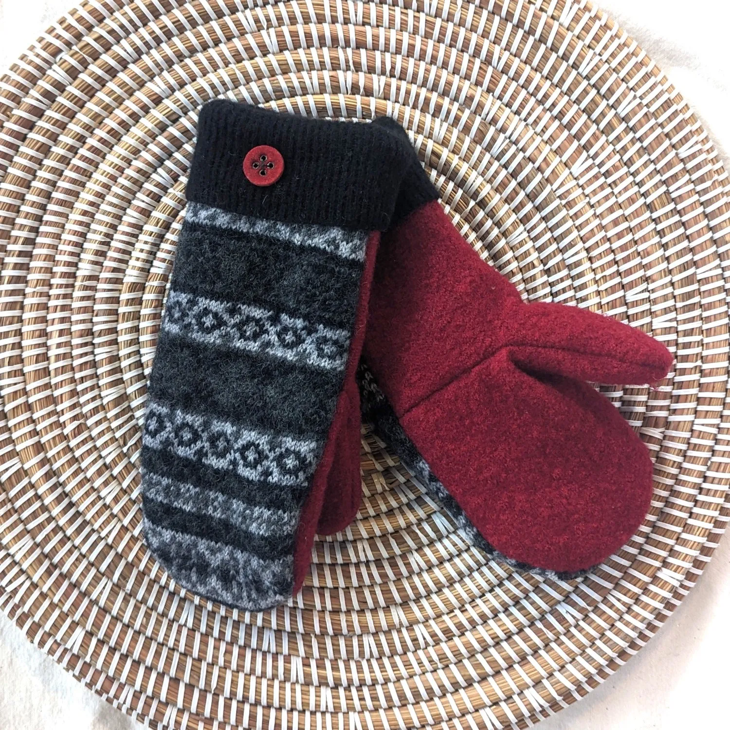 Upcycled Wool/Cashmere Mittens