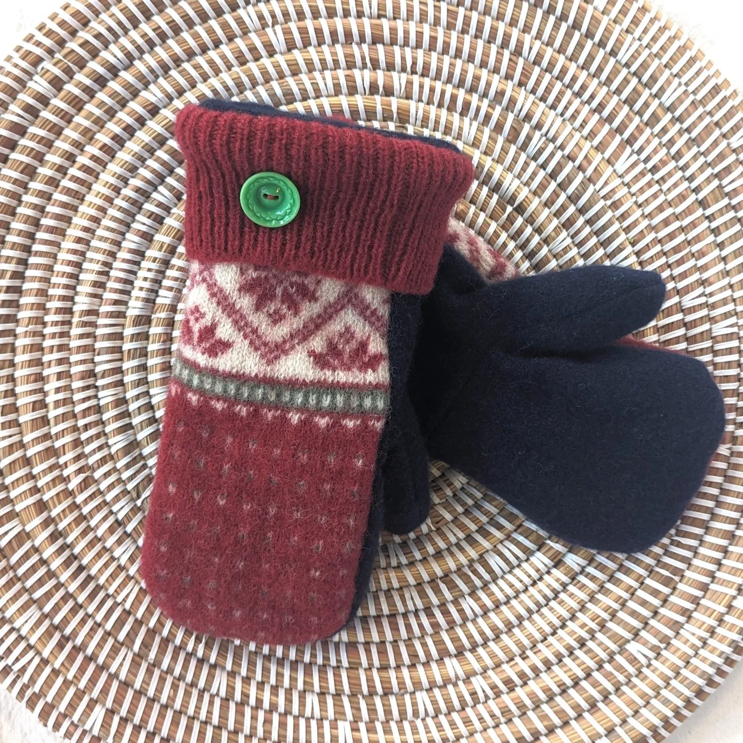 Upcycled Wool/Cashmere Mittens