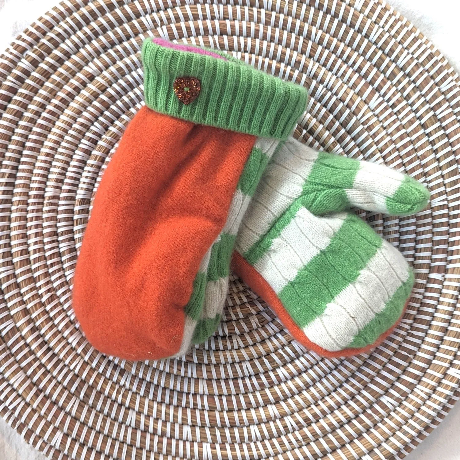 Upcycled Wool/Cashmere Mittens