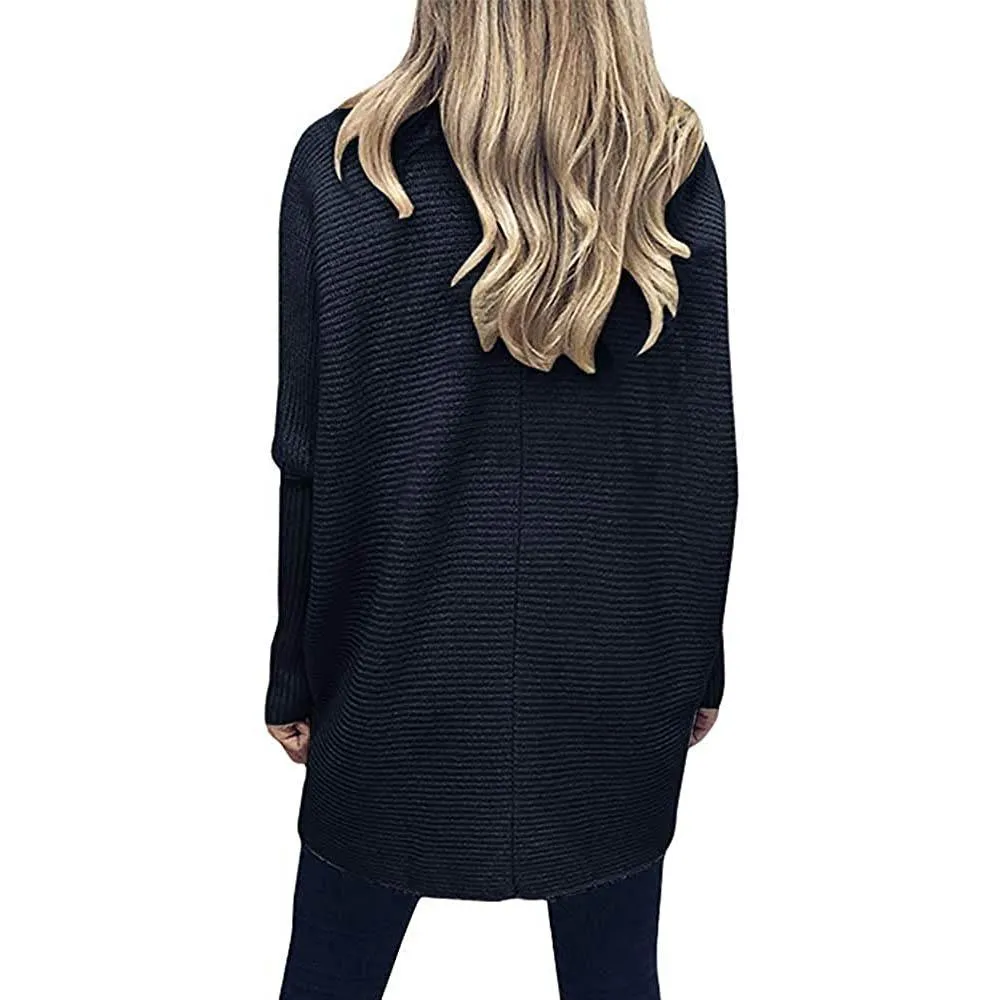 Women's High Neck Long Sweater